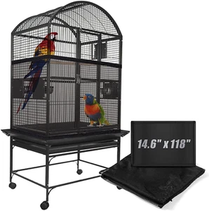 Bird Cage Netting Seed Catcher - Adjustable Bird Cage Skirt Seed Catcher, Large - Picture 1 of 9
