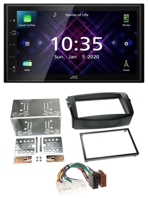 JVC DAB 2DIN MP3 Bluetooth USB Autoradio für Toyota RAV 4 (2006-2013) - Bild 1 von 4