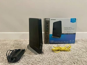 Używany router modemowy NETGEAR Nighthawk CAX80 AX6000 8-Stream Wi-Fi 6 przetestowany działa - Zdjęcie 1 z 2