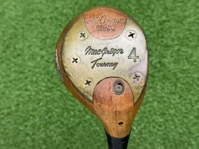 MacGregor Golf Tourney Eye-O-Matic M85W Persimmon (4) WOOD Right Handed Steel - Image 1 of 4