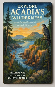 Acadia Nature Untamed Poster - Picture 1 of 2