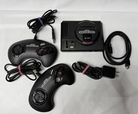 Sega Genesis Mini Classic Console 16 Bit MK-16000 with 2 Controllers Tested