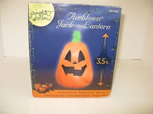 Pumpkin Hollow 3.5' Airblown Jackolantern- NEW, Lights Up - Picture 1 of 4