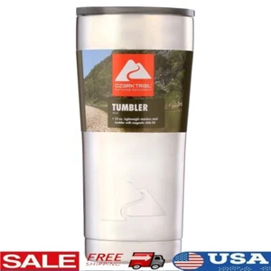 Vacuum Insulated Stainless Steel Tumbler Travel Mug Double-Wall Hot Cold Drinks - Picture 1 of 11