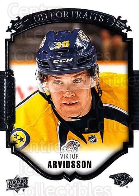 2015-16 Upper Deck UD Portraits #73 Viktor Arvidsson - Image 1 of 1