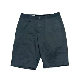 Volcom Frickin Chino Shorts Mens 32 Charcoal Gray Flat Front Casual - Picture 1 of 7