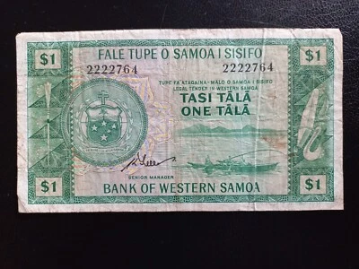 Western Samoa 1 Tala, 1967, (P-16d) - Image 1 of 4