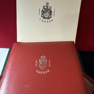 1967 ROYAL CANADIAN MINT Ottawa 7 Coins Set With Confederation Medal - Picture 1 of 21