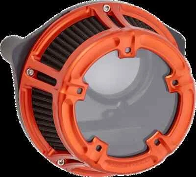 Filtro de aire Arlen Ness Method Clear Series naranja Harley Fat Boy Lo 10-15 Foto 1 de 3