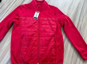 NWT Clique Men’s Red Hybrid Jacket Large Fall Spring Coat - Picture 1 of 7