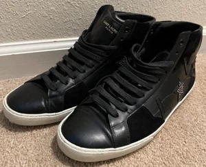 Saint Laurent Signature Court Classic SL/06M Love high-top sneakers Size 43 - Picture 1 of 6