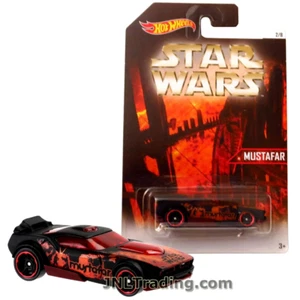 MUSTAFAR "Fast Fish" STAR WARS CAR #2/8 DISNEY HOT WHEELS DIECAST - Picture 1 of 5