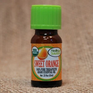 Heal Solutions Organic SWEET ORANGE 10mL Essential Oil NEW Unopen FREESHIP 24hr - Picture 1 of 2