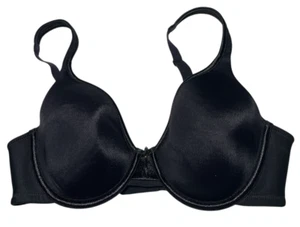 Vanity Fair Bra Womens 34C Black Unerwire Body Caress Lined 75335 Full Coverage - Imagen 1 de 11