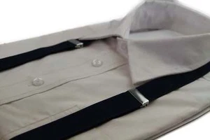 Boys Adjustable Navy 65Cms Suspenders - Picture 1 of 1