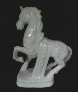 VTG Lenwile Porcelain Horse Statue Japan Verithin Numbered White Circus 5"T EUC - Picture 1 of 7