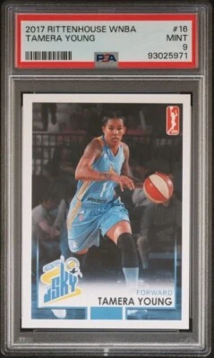2017 Rittenhouse WNBA Tamera Young PSA 9 Chicago Sky - Image 1 of 2