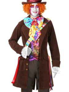Mens Large Alice in Wonderland Mad Hatter Costume - Picture 1 of 1