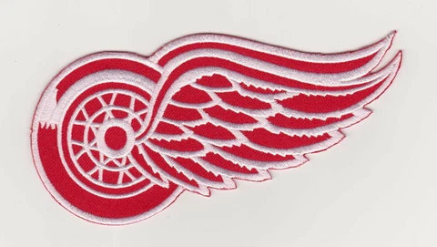 NHL Detroit Reds Wings Team Logo Patch Away Jersey Steve Yzerman Jersey Cover