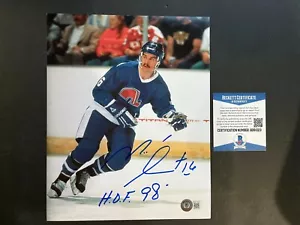 Michael Goulet Hot! signed autographed Nordiques HOF 8x10 photo Beckett BAS coa - Picture 1 of 1