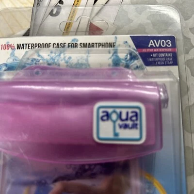 AquaVault  Waterproof Floating Phone Case - Pink - One Size Universal Fit-AV203 - Image 1 of 3