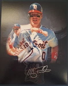 Mickey Tettleton Detroit Tigers Signed 8x10 Custom Pic Autograph Photo - Picture 1 of 2