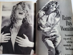 1987 GQ magazine B Gumbel Isabelle Townsend Frederique van der Wal Kim Basinger - Picture 1 of 12