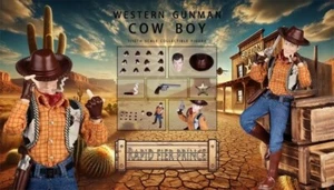 Joy Man Toys JMToys JM002 1:12 Western Gunman Cow Boy 6" Male Action Figure Toys - Picture 1 of 8