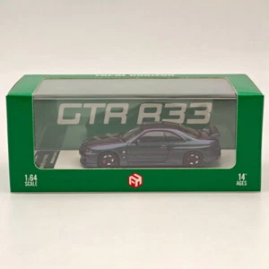 FH 1/64 Skyline GTR R33 BCNR33 Racing Sport Magic Purple Diecast Models Car Toy - Picture 1 of 7