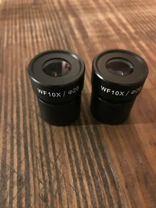 Microscope Eyepiece WF10X/20 17mm view Mount: 30.5mm dia, 28mm depth (Pack of 2) - Picture 1 of 3