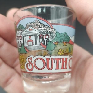 Shot Glass SOUTH CAROLINA (USA) Barware 2oz Collectible Dogwood Steamboat - Picture 1 of 12