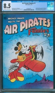 Air Pirates Funnies #1 💥 CGC 8.5 💥 ¡PROHIBIDO por DEMANDA DISNEY! Hell Comics 1971 - Imagen 1 de 2