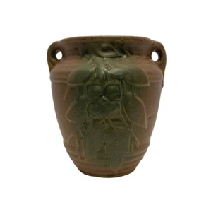 Antique 1920’s Nelson McCoy 7” Tall Stoneware Art Pottery Kousa Dogwood Vase ST. - Picture 1 of 7