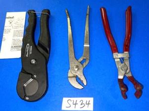 SNAP-ON & BLUE-POINT TOOLS 3 PC. VACUUM GRIP, MULTI CUTTER, SPARK PLUG PLIERS - Picture 1 of 19