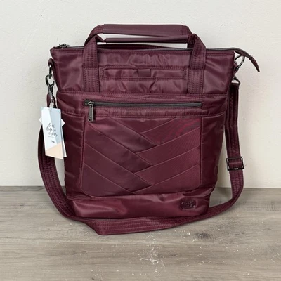 Bolso de Mano Lug Courier Mujer Vino Bandolera RFID Viaje Cartera Hombro Nuevo con Etiquetas Foto 1 de 4