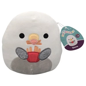 Squishmallows 8 Zoll Möwe Steve Cedar Point Check-In Serie 1 Plüsch-Pommes Frites - Bild 1 von 14