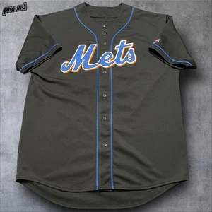 Tom Glavine New York Mets Jersey L Russell Athletic XL Vtg - Picture 1 of 9