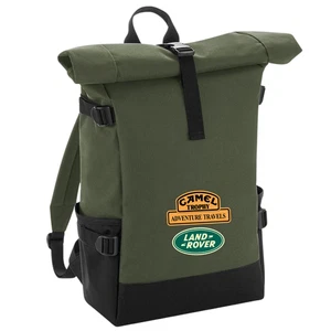 Zaino Uomo Camel Trophy Land Rover Roll Top Motorsport Automobili Idea Regalo - Foto 1 di 5
