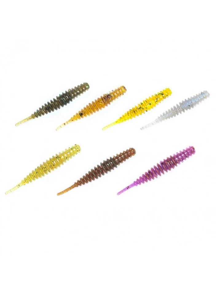 Crazy Fish Ringo 1.2" esca in gomma tigna persico trota crappie (16 pz.)