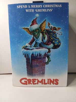 7-дюймовая экшн-фигурка NECA Gremlins Christmas Santa в полоску - 30768 - Изображение 1 из 4