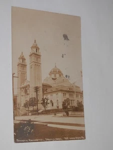 SEATTLE WA - 1908 ECHTFOTO POSTKARTE RPPC - KATHOLISCHE KATHEDRALE - Bild 1 von 2
