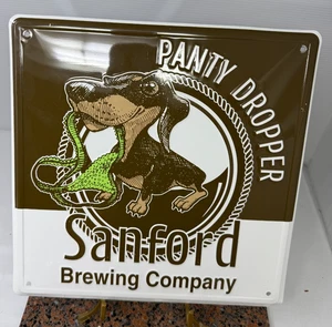 Stillgelegte Sanford Brewing Company Florida Panty Tropfer Bierdose Seufzer Dackel - Bild 1 von 3