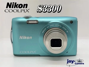 [Exc++] Nikon Coolpix S3300 Mint Green 16MP 6x Zoom Digital Camera - Picture 1 of 6