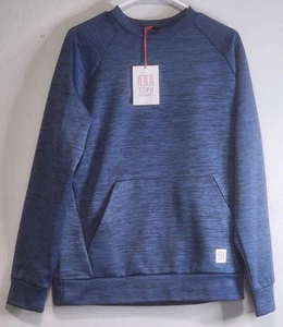 Topo Designs Navy Mountain Sweatshirt Size Large Pullover NWT - Picture 1 of 10