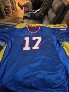 Josh Allen #17 Buffalo Bills Herren Fußball Trikot blau alle genäht 3xl - Bild 1 von 10