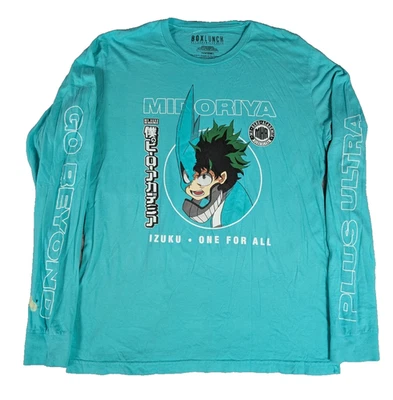 My Hero Academia | BoxLunch | Teal Midoriya | Masculino | Camisa Manga Longa | Furo G - Imagem 1 de 4
