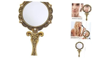Desk Makeup Mirror Makeup Mirror Handheld Vanity Mirror, Hand Mirror Hand - Picture 1 of 8