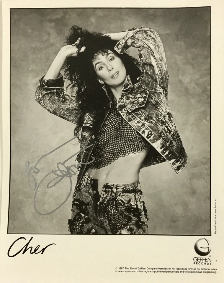 CHER "The Goddess of Pop" Autograph REPRINT Photo 8.5x11 - Image 1 of 1