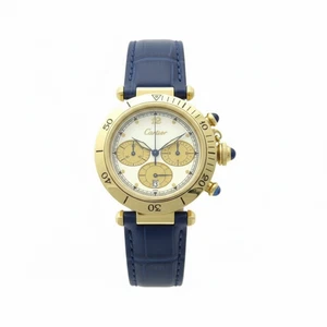 Cartier Pasha 38mm 30009 18K Yellow Gold Men's Watch - Picture 1 of 1