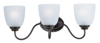 Maxim Lighting 10073FTOI Stefan tocador de baño luz bronce frotado con aceite Foto 1 de 4